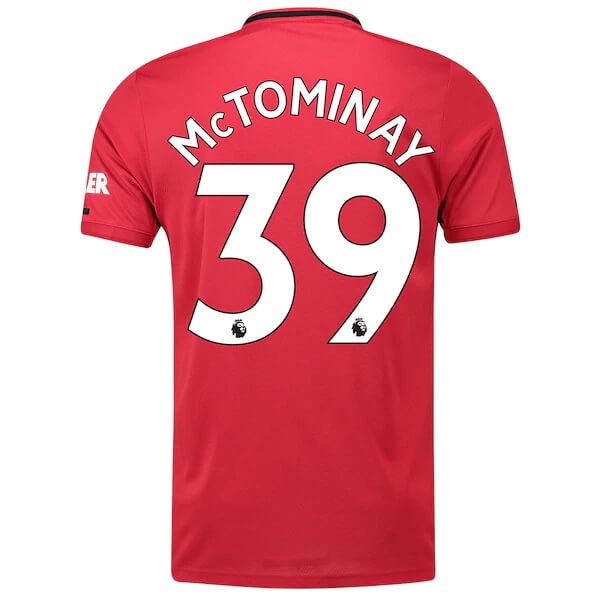 Camiseta Manchester United NO.39 McTominay 1ª Kit 2019 2020 Rojo